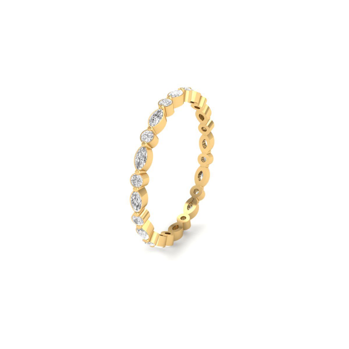 Marquise Cut Moissanit...