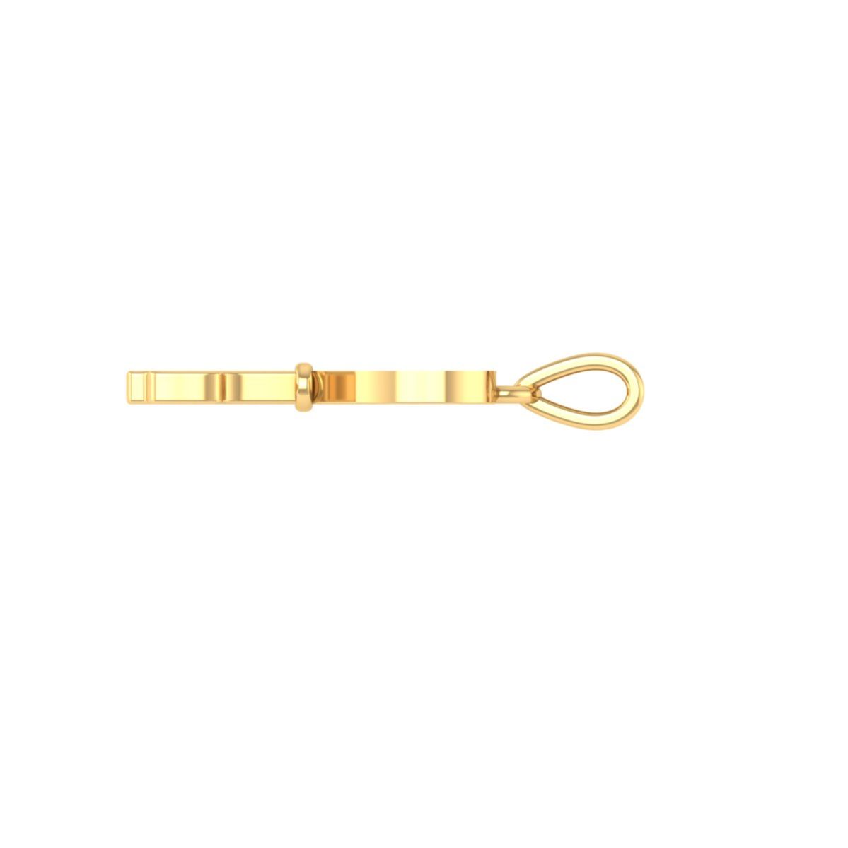 Moissanite Heart Key P...