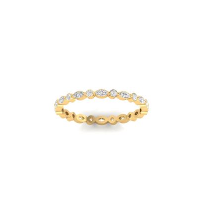 Marquise Cut Moissanite Wedding Anniversary Full Eternity 925 s
