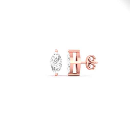 True Elegant Moissanite Diamond Stud Earrings