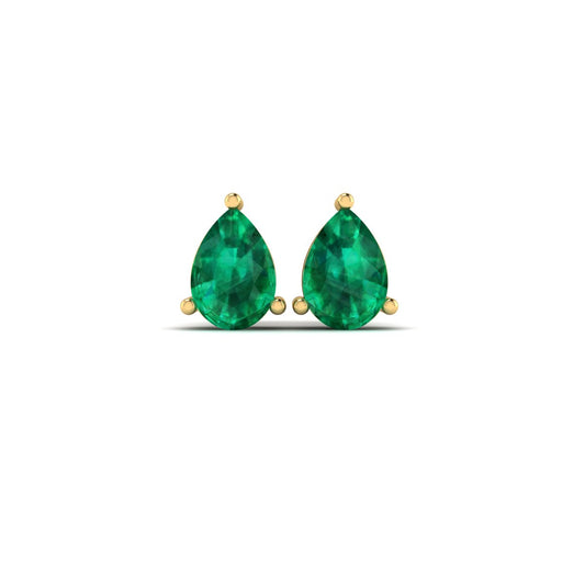 True Elegant 2.0Ct Princess Cut Emerald Stud Earrings In 18kt Gold Over Sterling silver (Copy)