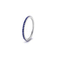 1.0CT Sapphire Stackable Full Eternity Wedding Engagement Band 925 Sterling Silver