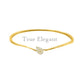 0.30CT Dainty Diamond Bangle Bracelet For Her In Sterling Silver