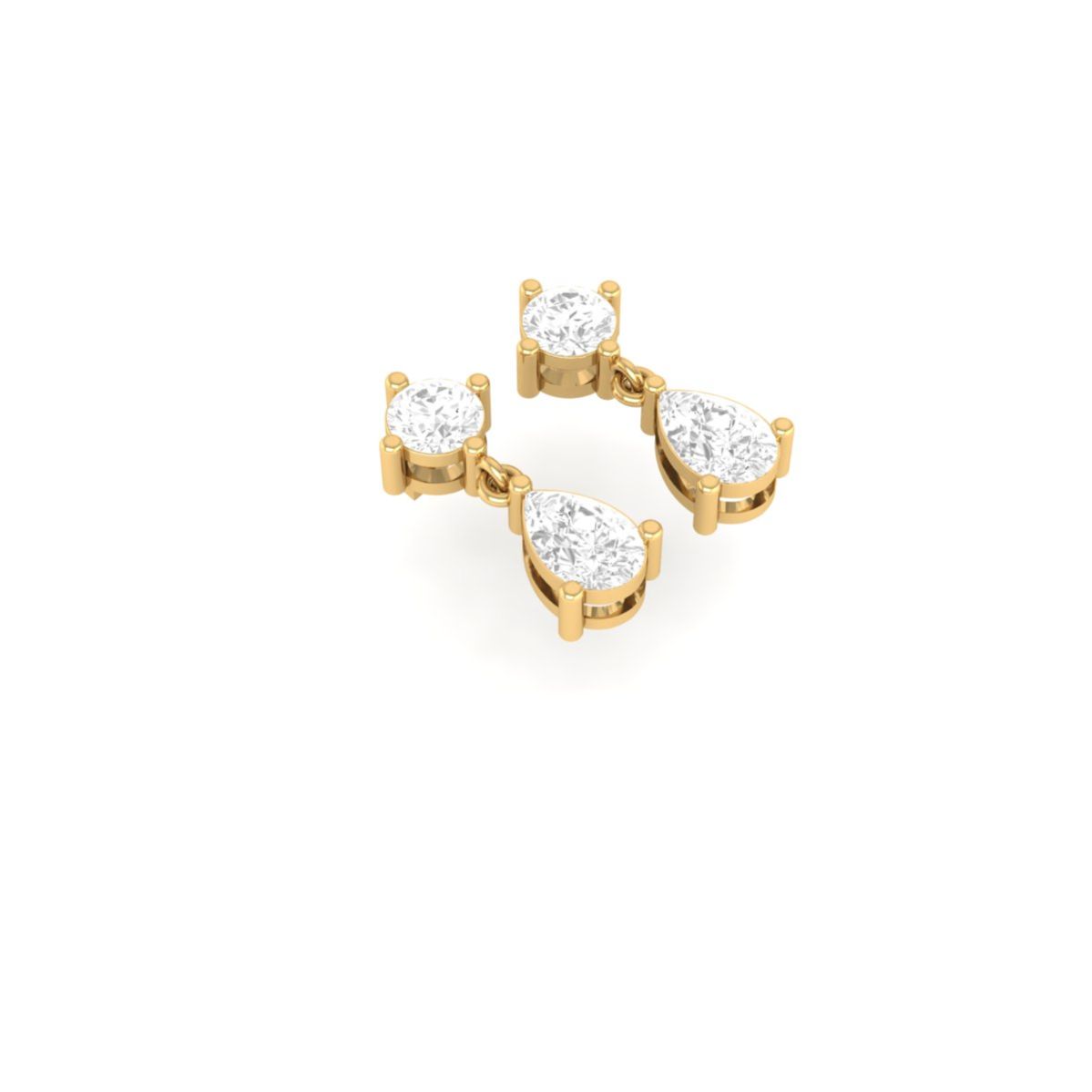 Pear Drop Diamond Dang...