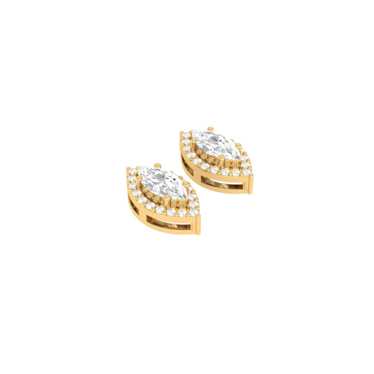 Marquise Cut Moissanit...