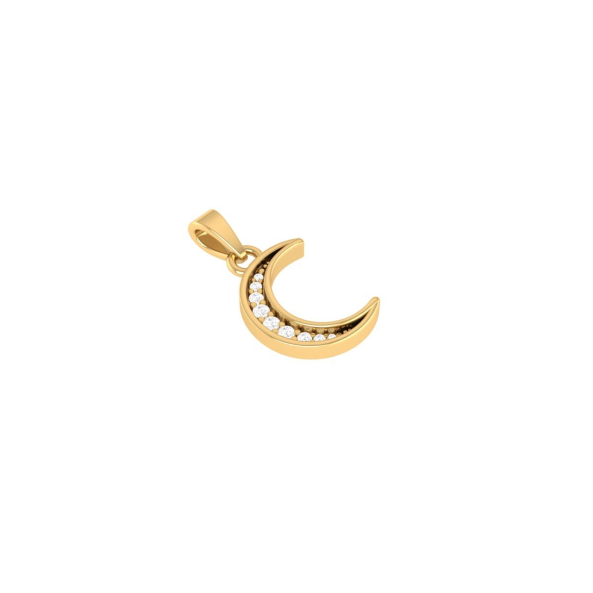 Crescent Moon Pendant ...